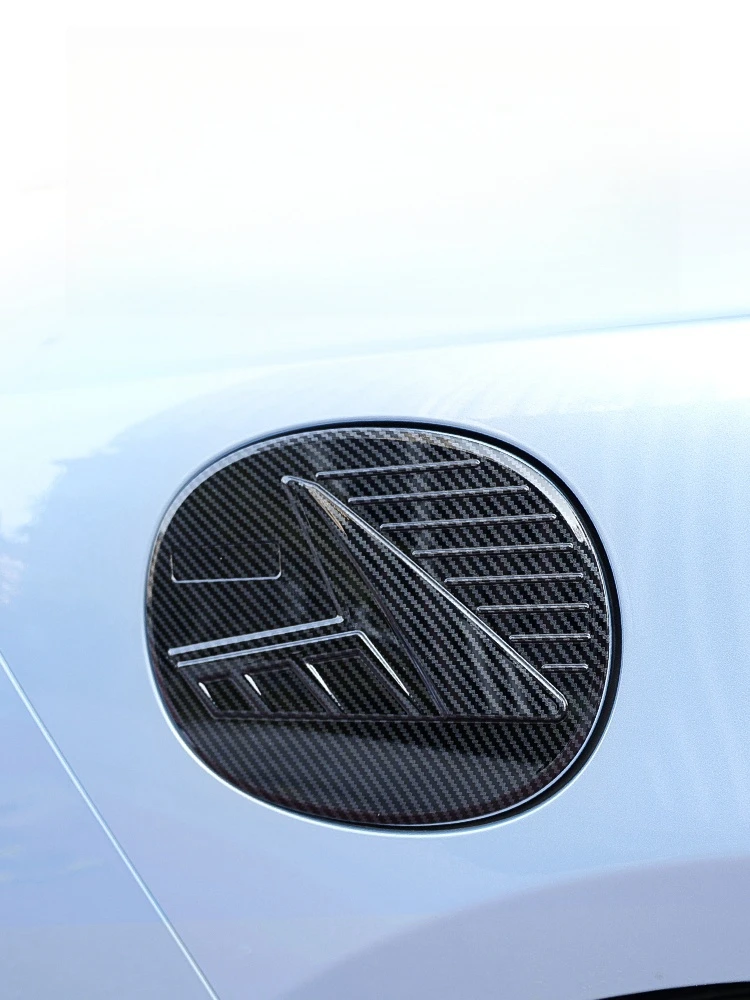 

Декоративная крышка для зарядного порта BYD Seal EV, защитная наклейка из ABS углеродного волокна против царапин, аксессуары для автомобиля