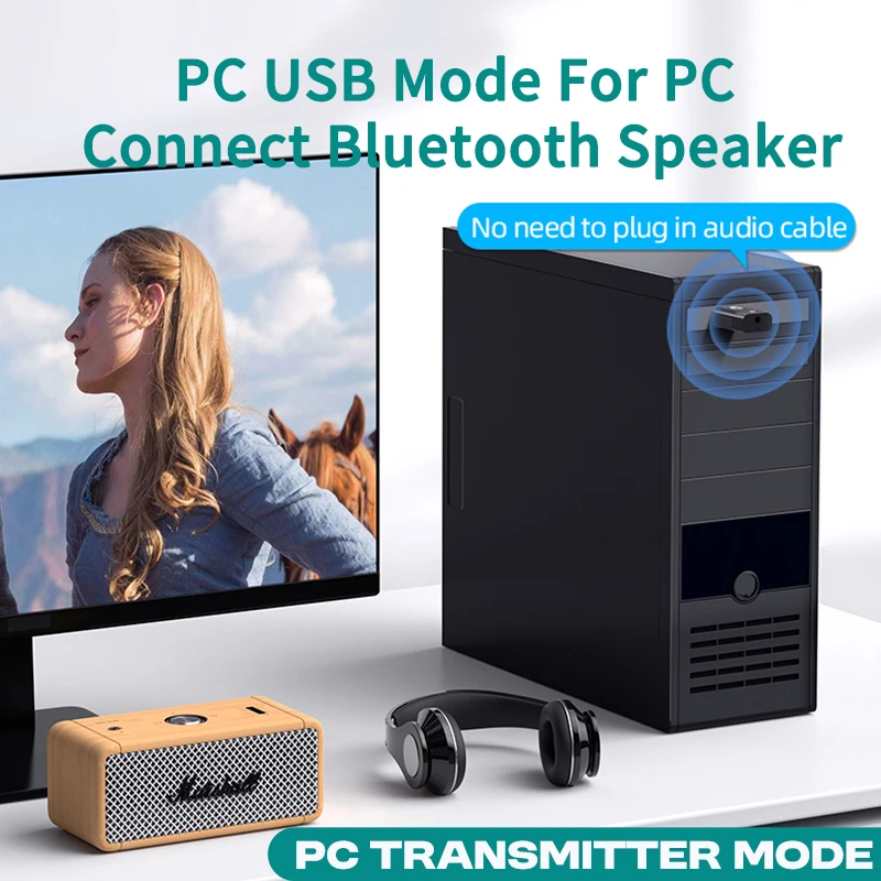 4 In 1 Bluetooth 5.1 Audio Receiver Transmitter Stereo USB Dongle 3.5mm 3.5 AUX RCA Wireless Adapter Car Kit TV PC Headphone bluetooth transceiver adapter bluetooth aux adaptor bluetooth audio receiver bluetooth adapter audio adapter wireless usb adapter