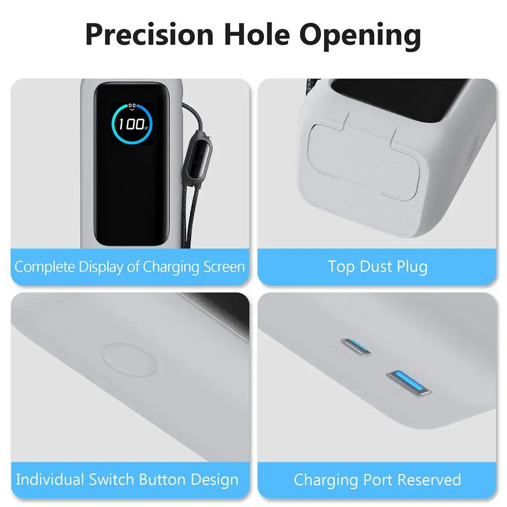 Premium Silicone Protective Case for 25000mAh 165W Power Bank with TF & SIM Card Storage S034664e979be4e17888b970f52023d10V