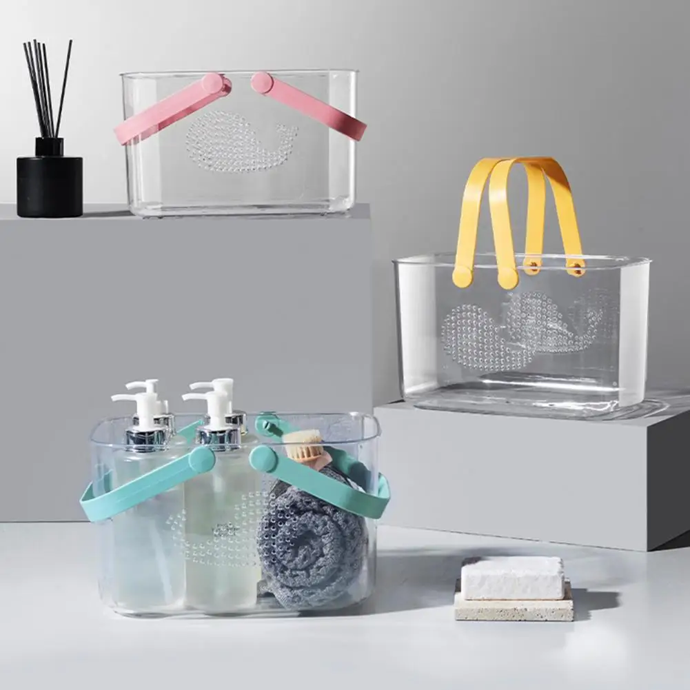Hollow Bath Basket Storage Basket Shower Caddy Basket PP Shower Caddy Tote Shampoo Shower Gel Storage Bin Bathroom Drain Basket Bathroom Organizer Hanging