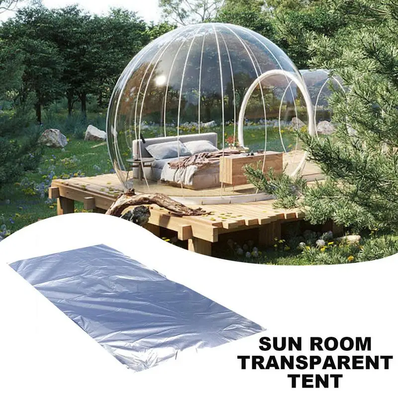 Transparent Tent Outdoor Clear Bubble Tent Portable Spherical Tents1-2 Person Star Dome Tent For Garden Backyard Lawns