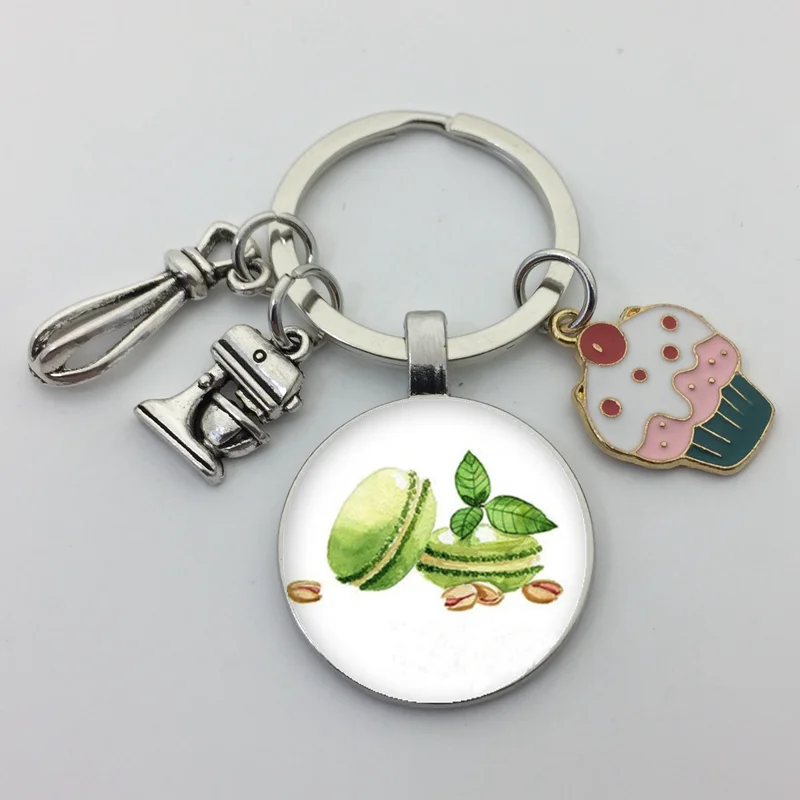 Wristlet Keychain Mini Whisk Keychain Kitchenware Key Chains - Main Image