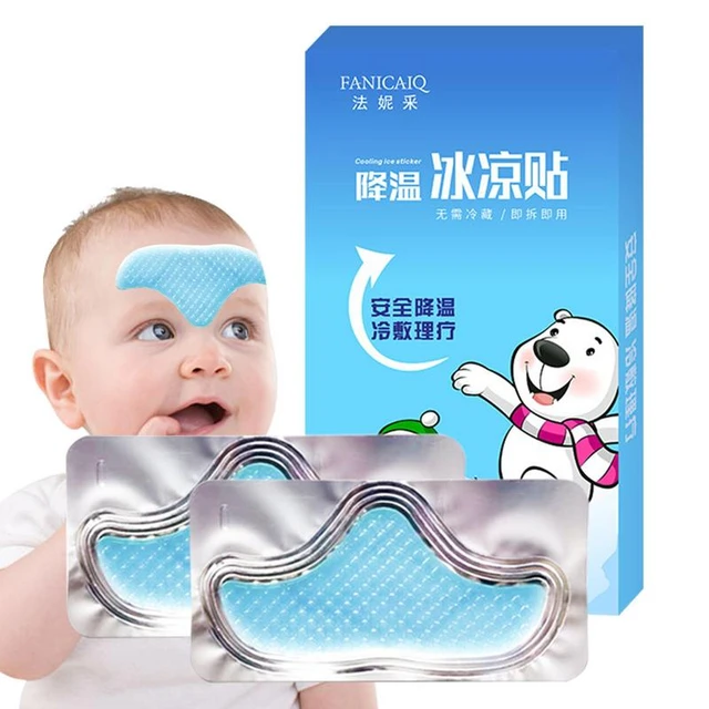 Cooling Patches For Fever Baby Cooling Patches For Fever Down Plaster  Migraine Headache Pads For Kids Cooling Relief Fever Pad - AliExpress