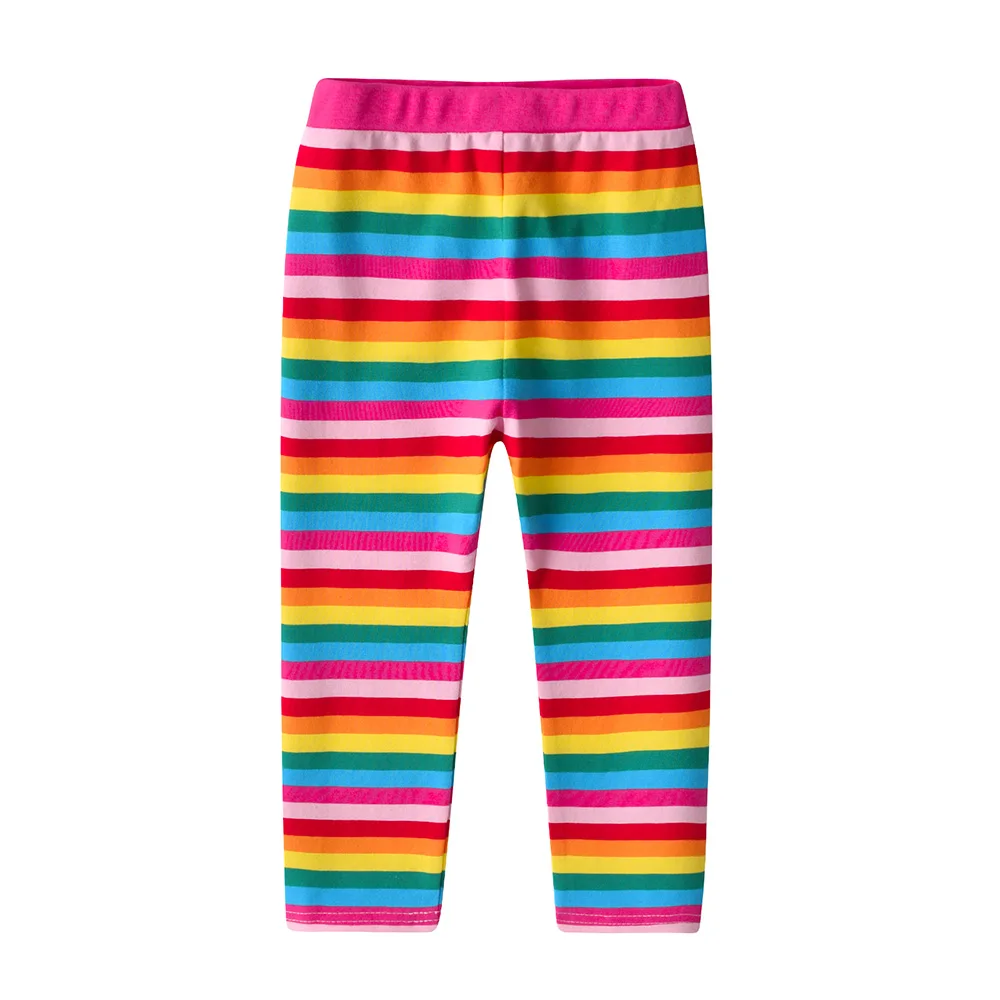 VIKITA-Ensemble de Vêtements pour Fille, en Coton, à Manches sulf, Motif Sirène, Rayé, Décontracté, Pantalon Crayon, 2 Pièces