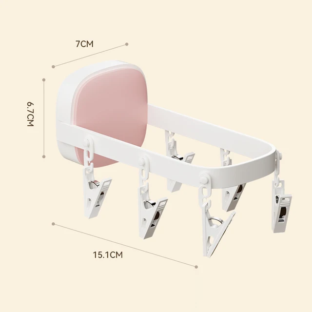 Falra Szerelt Ruhák Szárító Állvány Nincs Fúrómosó Törölközők Bébruhákhoz - Image 5