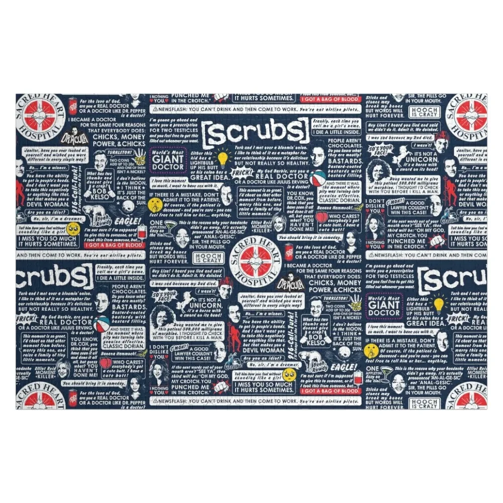 

Wise Words of Scrubs Jigsaw Puzzle Personalized Iq Puzzle