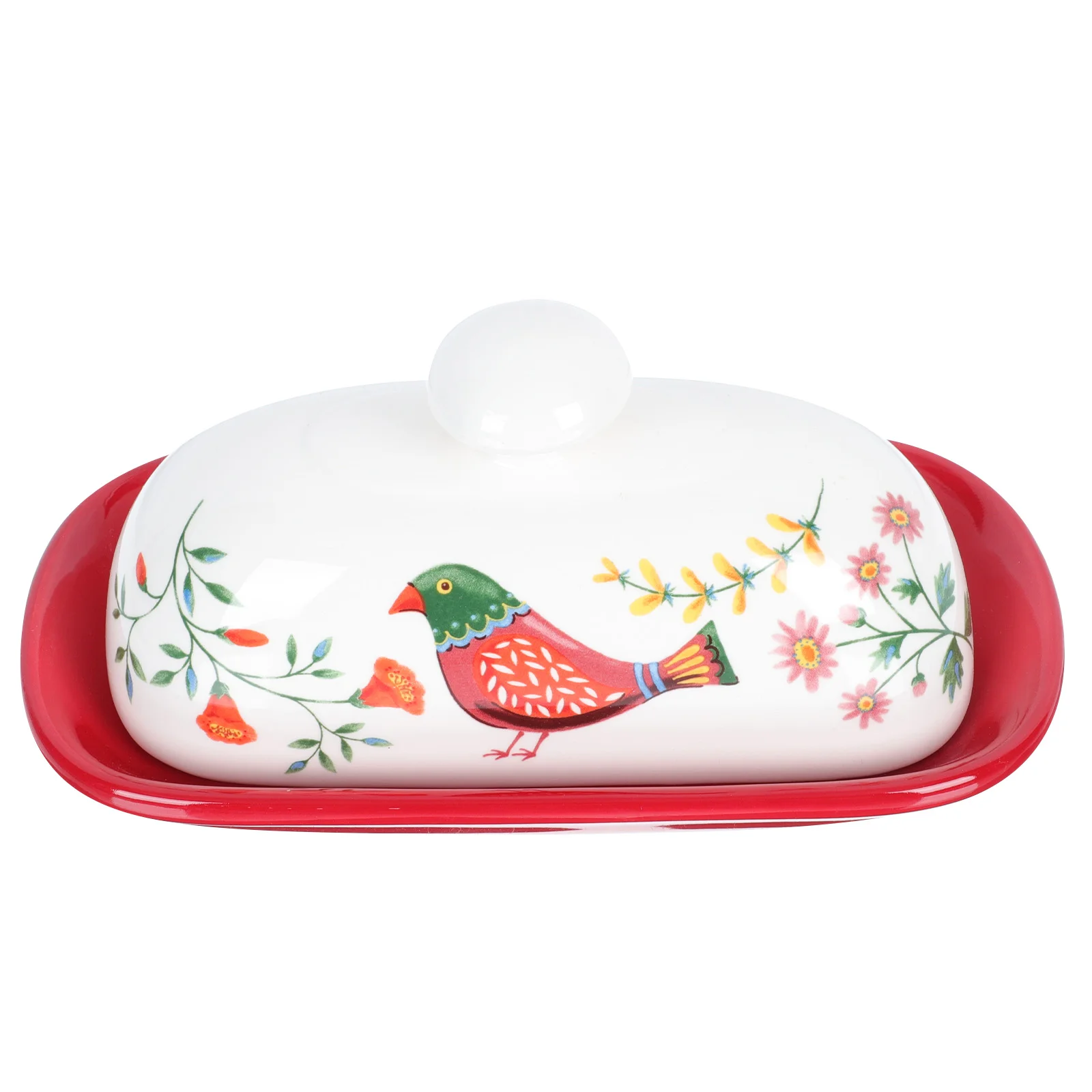 

Ceramic Butter Dish Box Cheese Server Storage Keeper Tray Butter Plate Container With Lid Kitchen Dinnerware