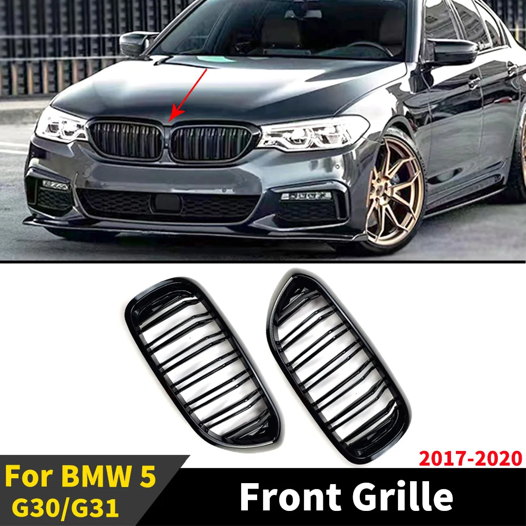 Front Grille Bumper Grill Grid Tuning Accessories For BMW 5 G30