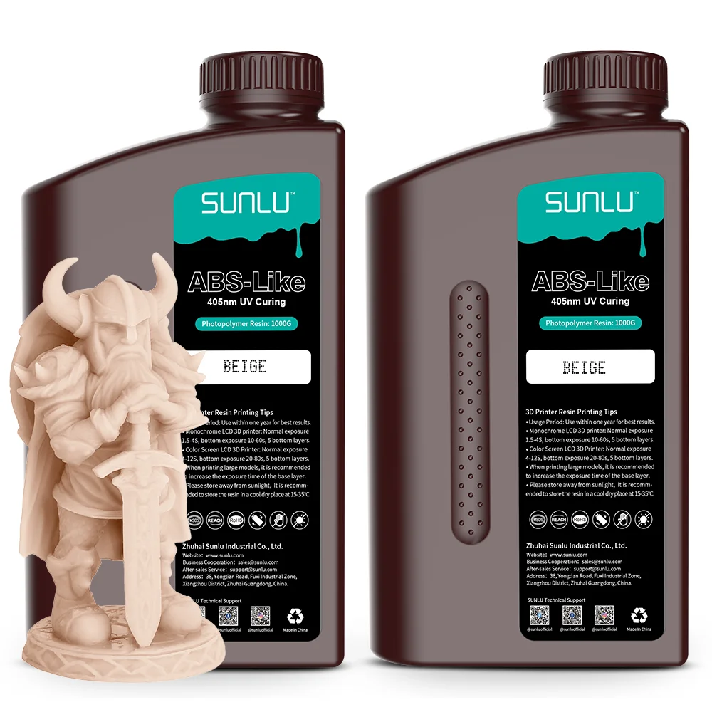 Resina ABS-Like SUNLU Per Stampanti 3D - 3kg, Alta Precisione E Non Fragile, Nero - Foto 10