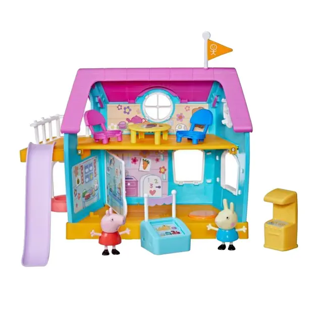 Hasbro Peppa Pig Peppa's Ultimate Play Center Playset Playtime To Bedtime House Kids Only Clubhouse Toy for Children Gift 3