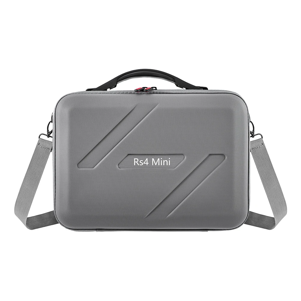 For DJI RS 4 Mini PU Protective Case Shoulder Storage Bag Handbag Anti-Scratch Shockproof Camera Stabilizer Protector Organizer
