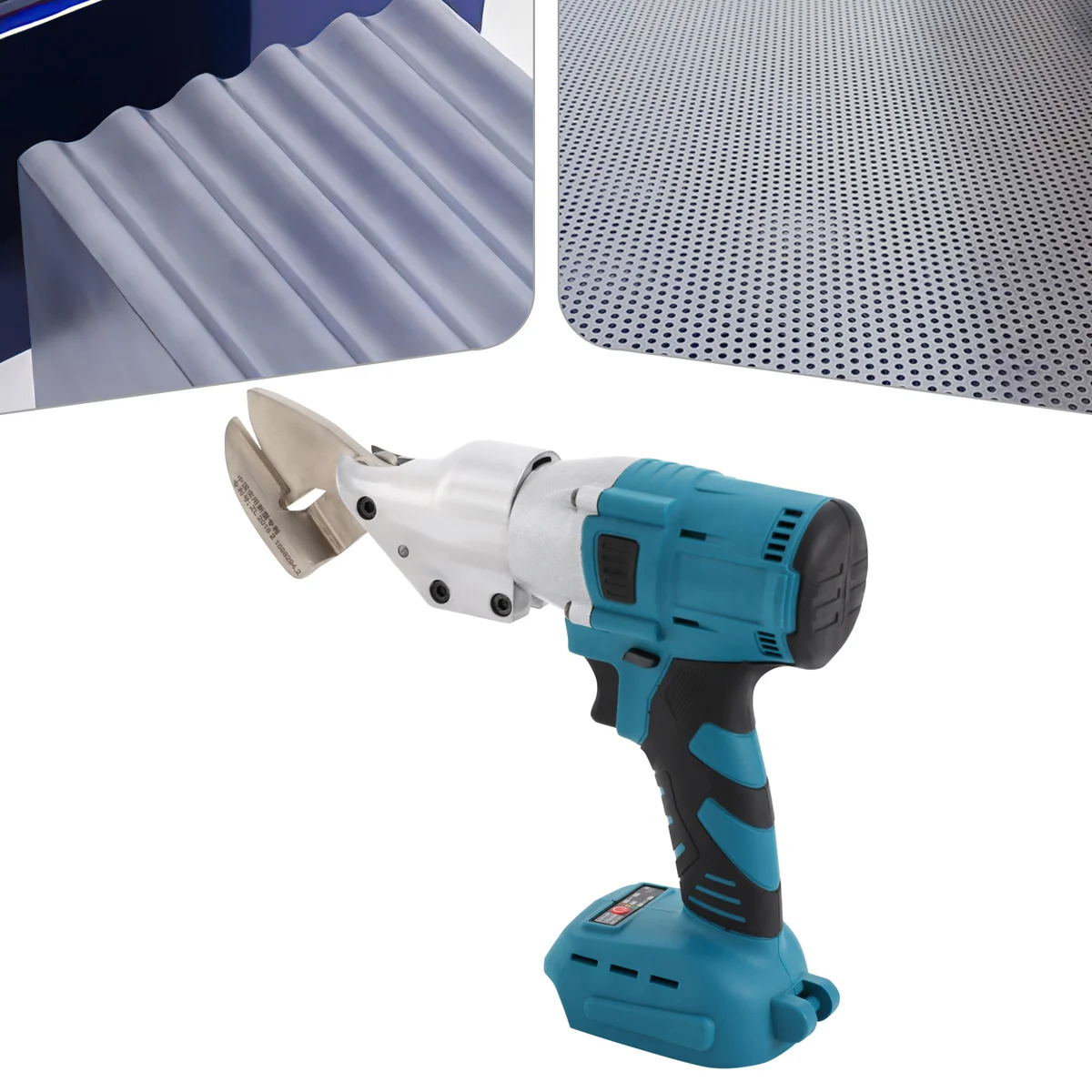 500W Electric Sheet Shear Metal Cutting Iron Shears Heavy Duty Cutter Scissors — view 4