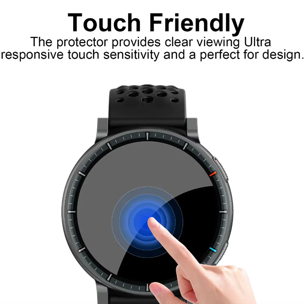 Ultra-HD Full-Coverage 3D Curved Screen Protector for Smartwatch - Durable Protective Film Accessories (Not Glass)