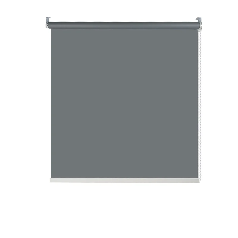 

Office windows with thicker, fully shaded, lowering manual sunshade insulation