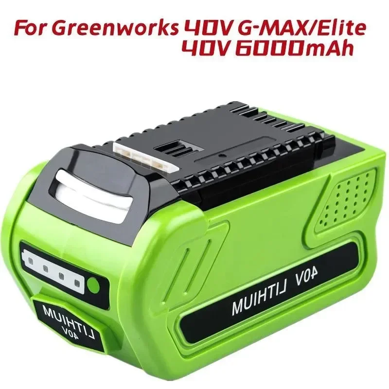 

29472 Lithium Battery 40V 6.0 Ah, Compatible with 29462 Greenworks 40V G - MAX/Elite Wireless PowerTools 25322 25302