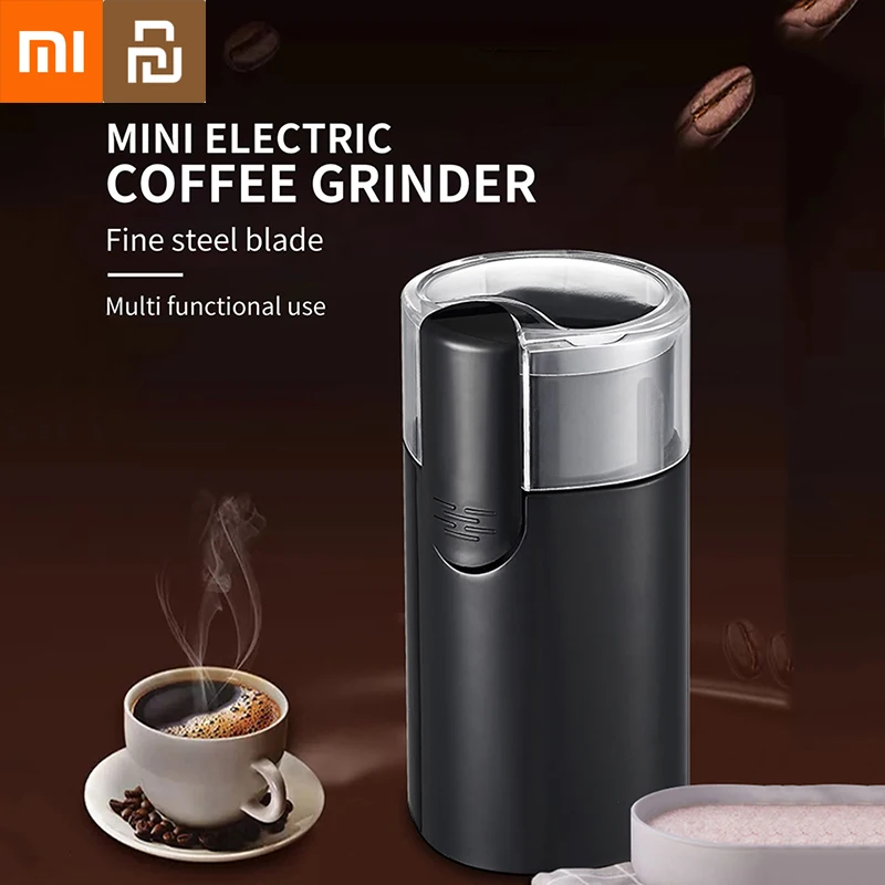 Xiaomi Youpin Coffee Machine Electric Coffee Grinder Mini Portable Stainless Steel Powder Grinding Fast Crusher Mill Home New Mi