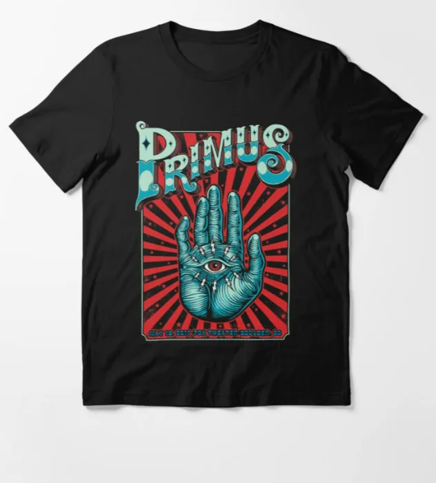 Maglietta Primus Band New Colorful Hot Cotton Maniche Lunghe O Corte