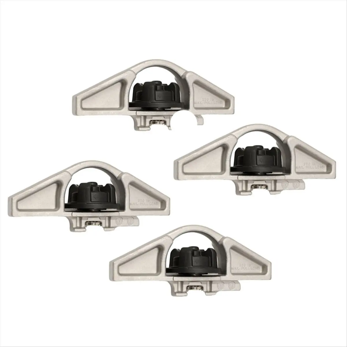 A54K-토요타 2007-2021 타코마 2007-2024 호환 4개 자동차 화물 고정 앵커 베드 타이 다운 앵커 베드 레일 클리트 PT278-0