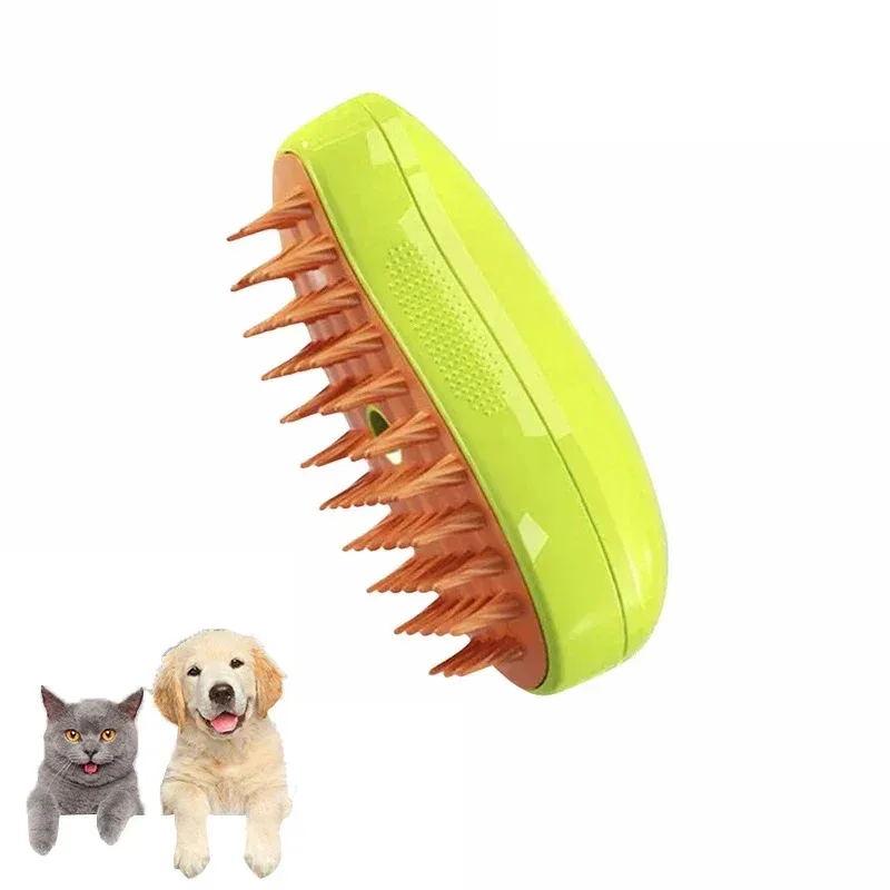 Electric Steam & Spray Pet Grooming Brush 6