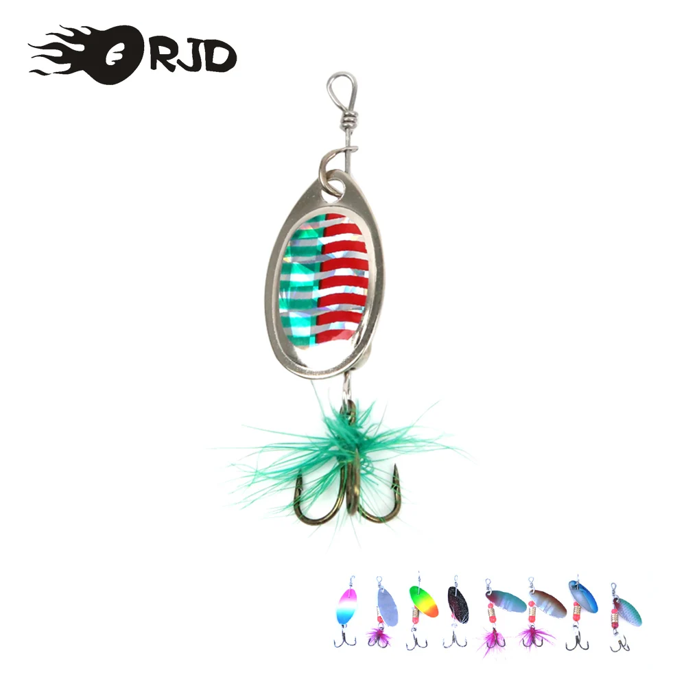 

ORJD Trout Lure 2g 3g Metal Spoon Lure Metal Mini Fishing Lure For Freshwater Artificial Bait Trout Fishing Accessories Supplies
