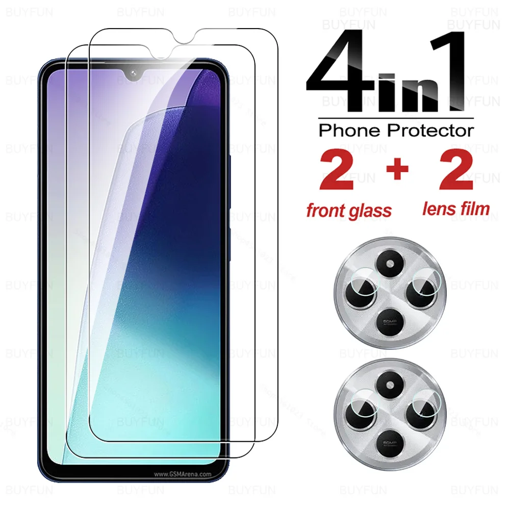 6-in-1 HD Tempered Glass Screen Protector with Camera Film