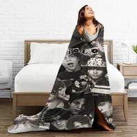 Sturniolo Triplets Plaid Blankets Sofa Cover Fleece Print Handsome Boy Lightweight Thin Throw Blanket for Sofa Outdoor Bedspread 2