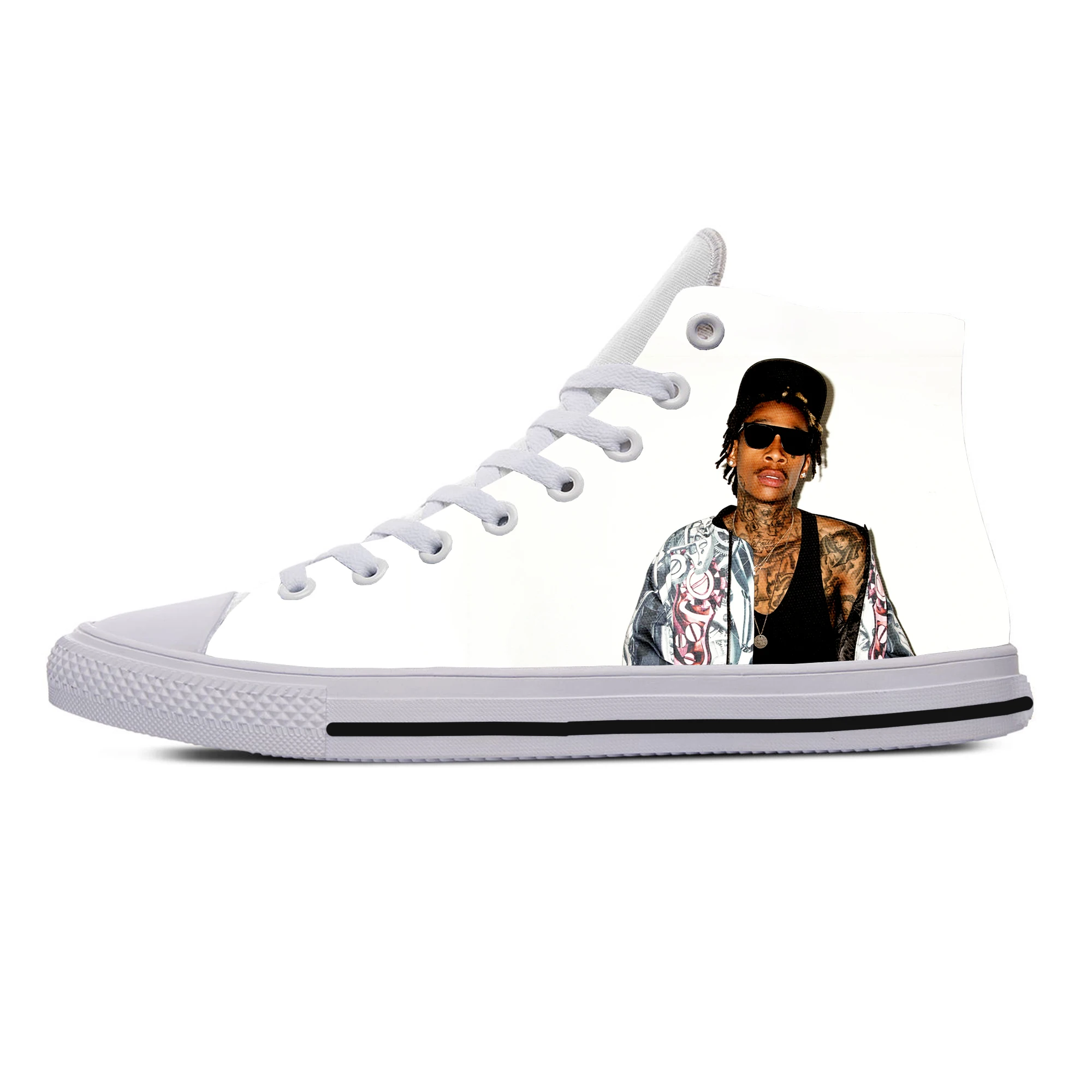 

Hot Cool Fashion Wiz Khalifa High Sneakers Men Women High Quality Handiness Casual Shoes Breathable High Top Summer Board Shoes