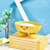 Soap Dish With Drain Duck Shape Bathroom Drain Soap Storage Container 1
