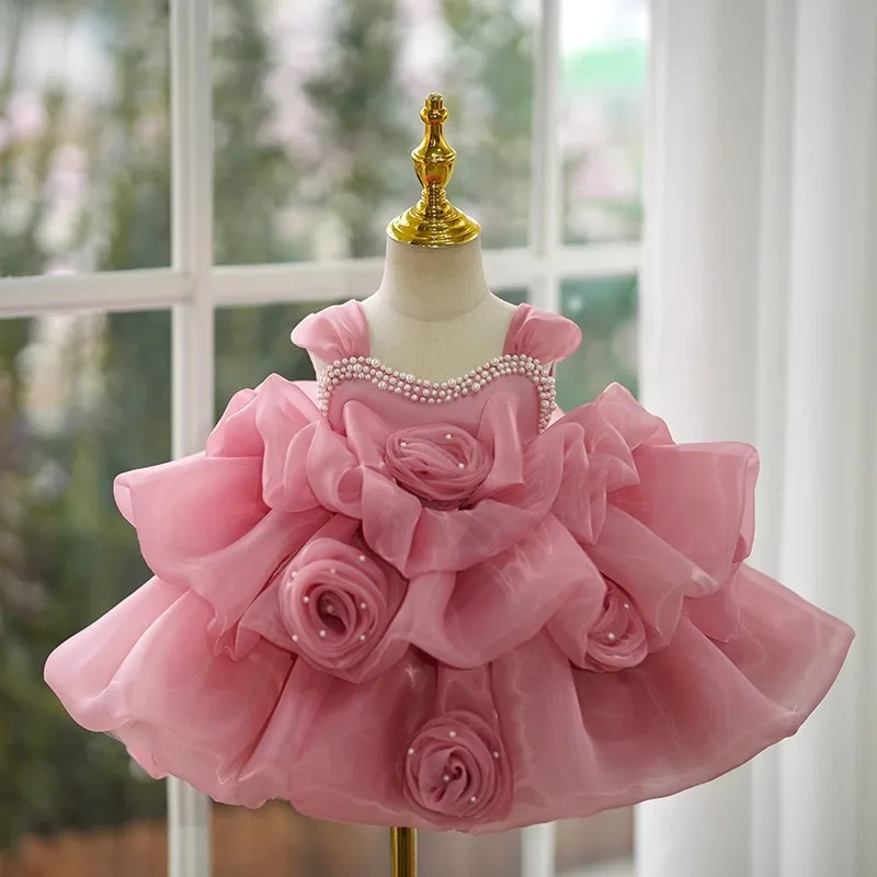 18 years birthday dress High Quality Summer Baby Girl Dress 3~7 Year Birthday Dresses for Infa
