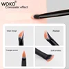 Small Iron Concealer Brush Angled Cream Foundation Concealer Makeup Brushes Oblique Angled Triangle Concealer Makeup Tools 2