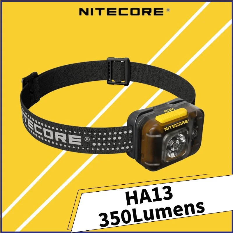 

Компактный и легкий налобный фонарь NITECORE HA13 Max 350 люмен включает 3 батареи AAA