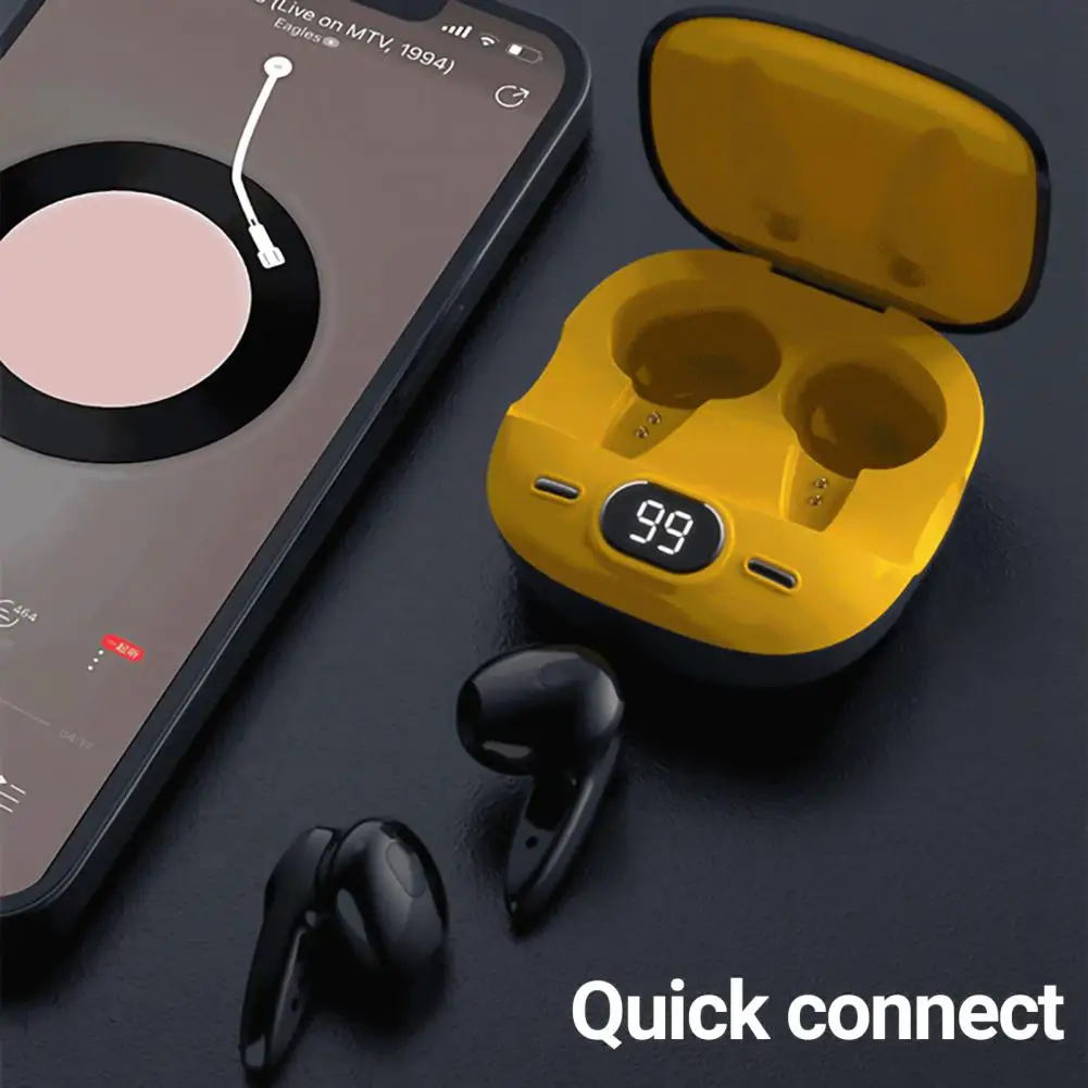 

Wireless Earphones Universal Noise Cancelling IPX5 Waterproof Stereo Sports Bluetooth-compatible 5.2 Earbuds for Running