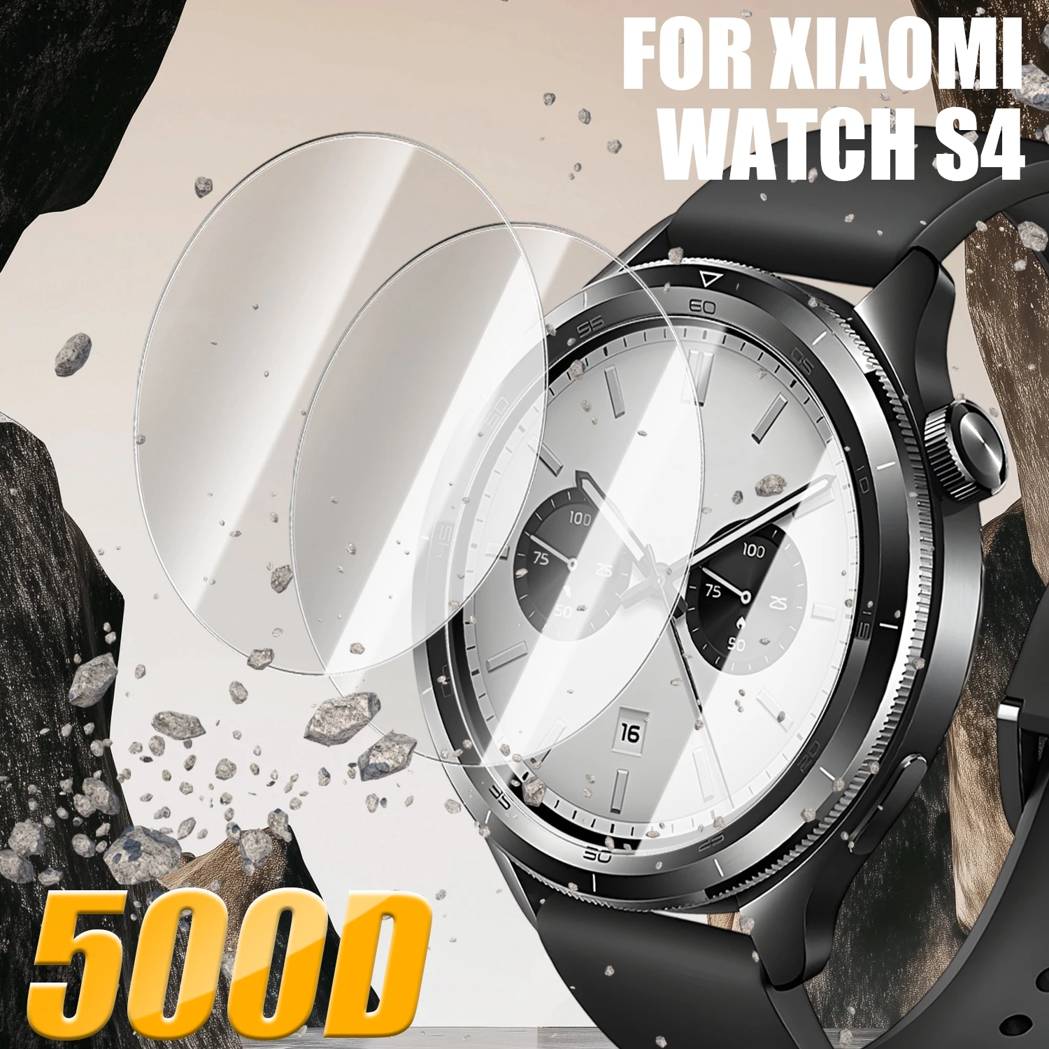 1–5 Stück gehärtetes Glas für Xiaomi Mi Watch S4 41 mm Smartwatch, ultraklar, kratzfest, 9H-Härte, Schutzglasfolien – Detail 1