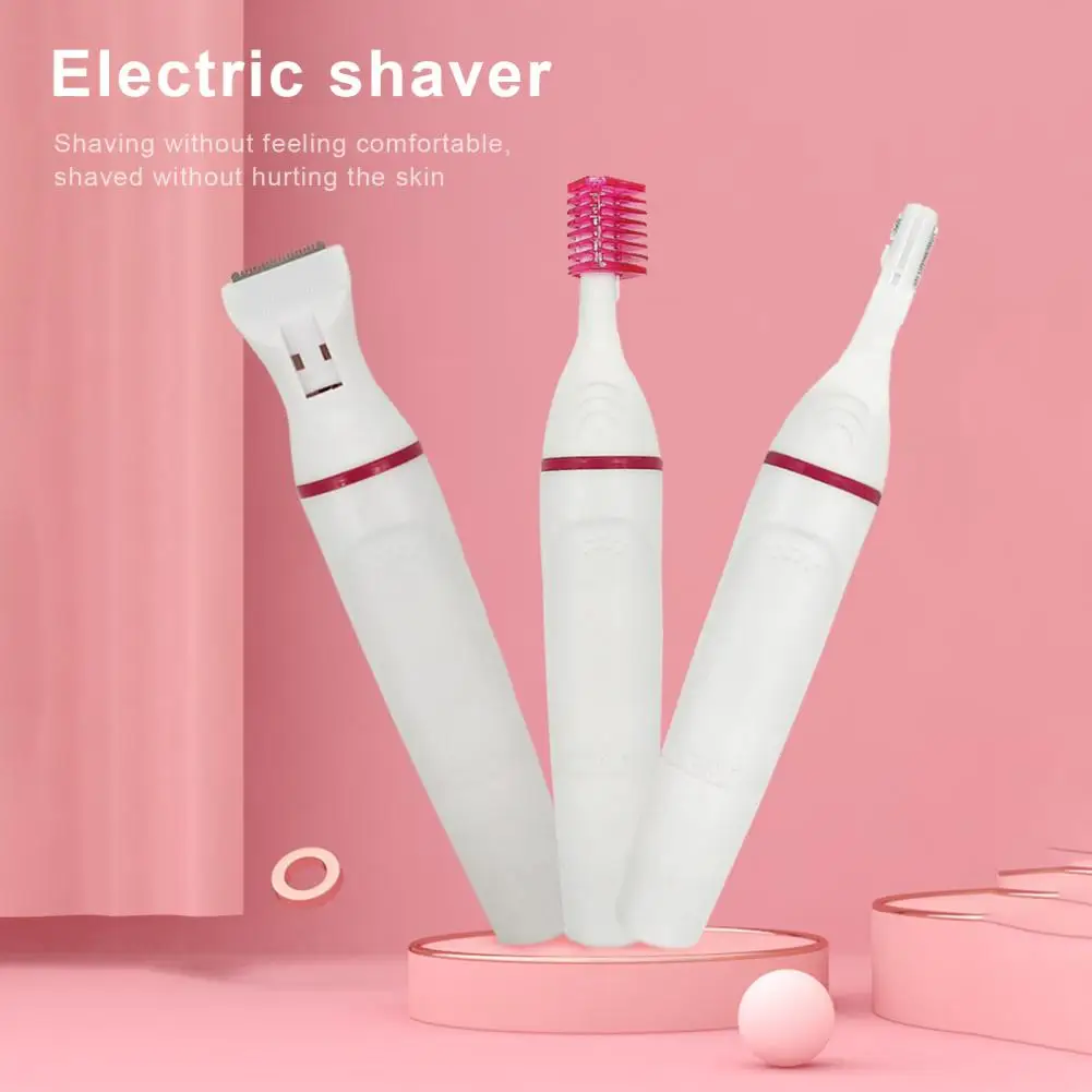 Practical Eyebrow Scissors Daily Using Ladies Electric Trimmer Painless Effortless Eyebrow Bikini Electric Trimmer
