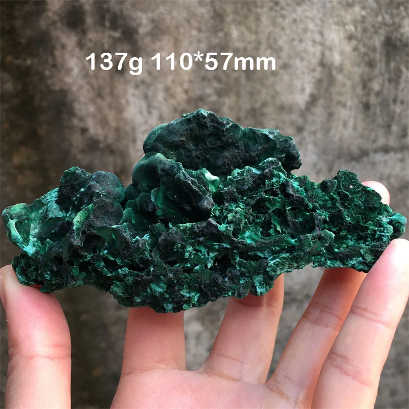 137g Rare Natural Velvet Malachite Specimen Quartz Crystal Ore Raw Stone Cluster Ornament Chakra Spiritual Meditation Healing 4