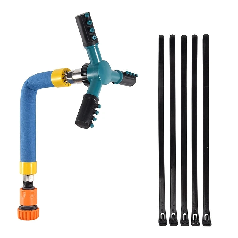 

360° Rotating Gardening Toys Trampoline Sprinkler Set Summer Outdoor Water Park-Game Sprinkler Waterpark Toys For Boys