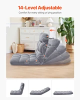 SucceBuy напольное кресло из переработанной пены, складной диван-стул, многофункциональное напольное кресло с поддержкой спины, идеально подходит для сна и чтения — изображение 2