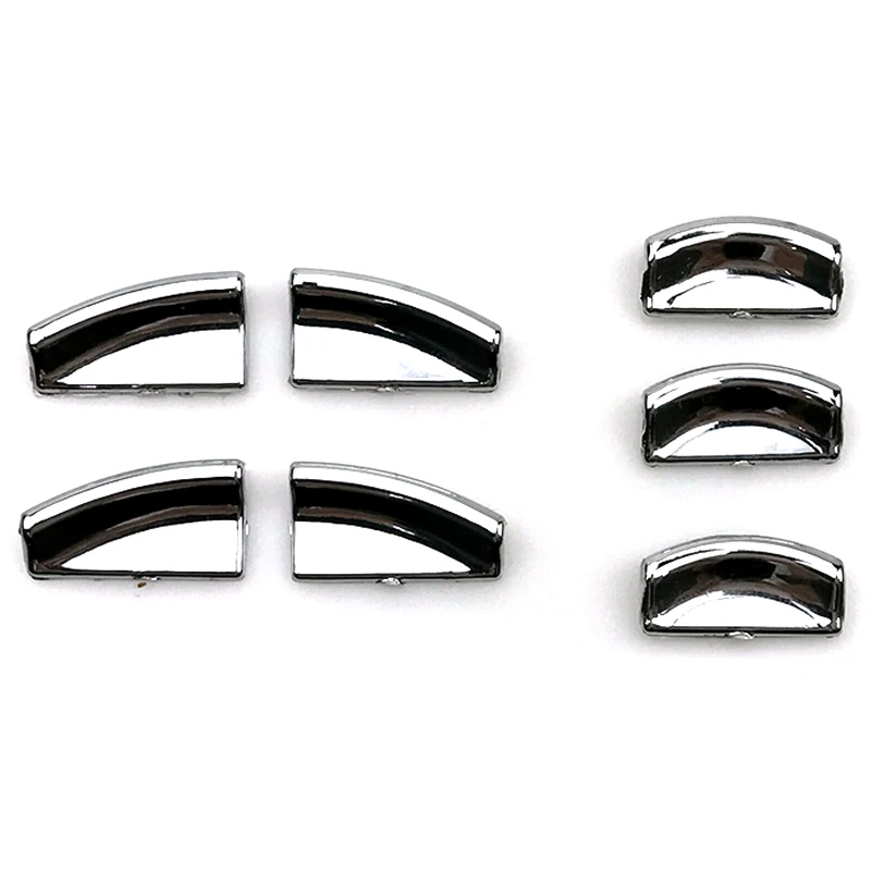 

For Mercedes Benz ML GL W166 X166 C W204 E W212 GLK X204 Class Door Lift Button Stickers ABS Chrome Trim Accessories