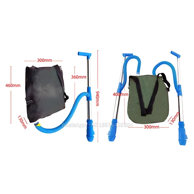 Kukorica Műtrágya Applikátor Rozsdamentes Acél Kézi Eszköz Gyors Megtermékenyítő Mezőgazdasági Zöldségmezőkhöz - Image 4