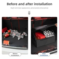 Car Trunk Boot Organiser Storage Folding Large Capacity Storage Box For Xpeng P7 G3 G3i G9 P5 X2 N5 F30 H93 Beta 2019 2021 3