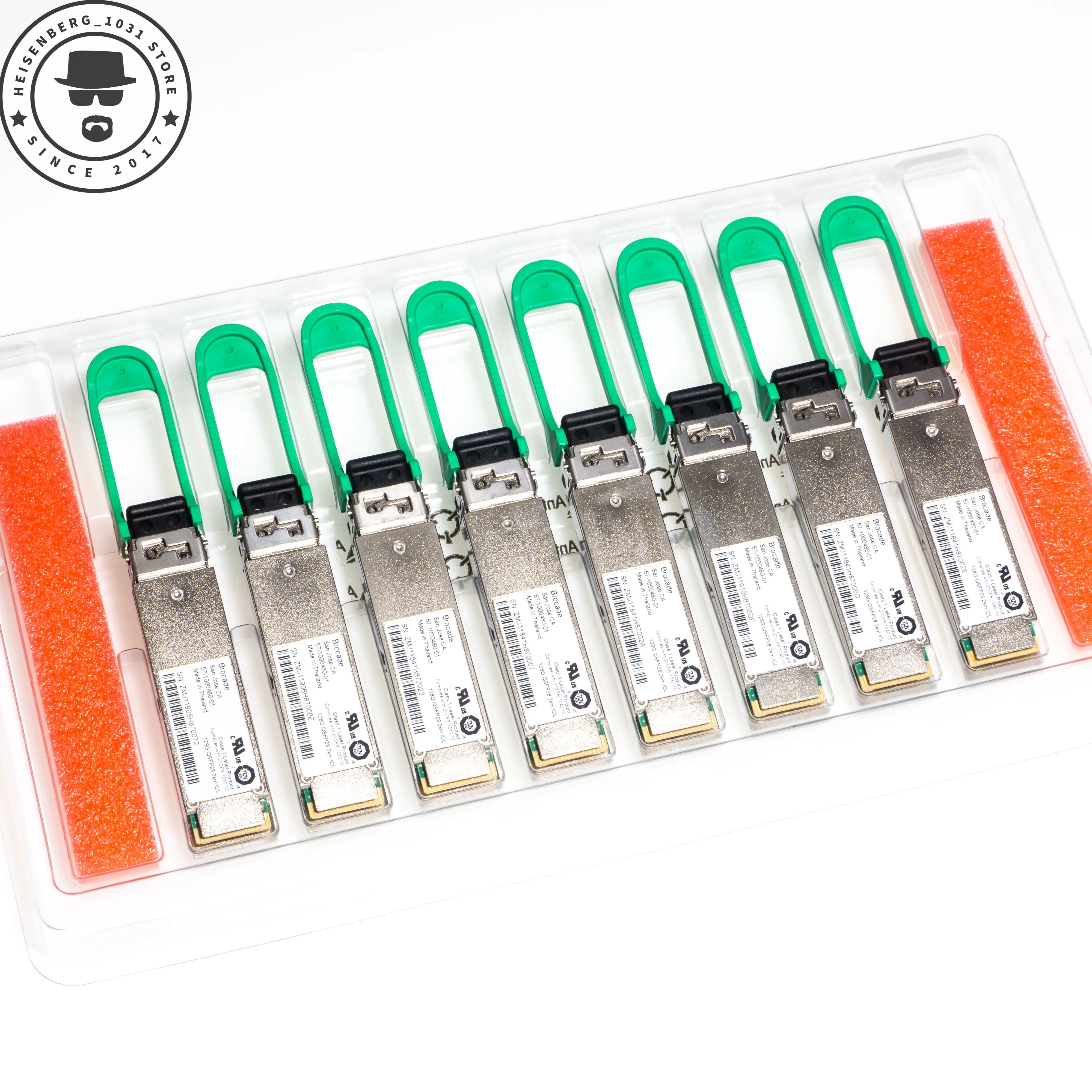 Broccato Xbr-000285 4X32G 128G Qsfp28 2Km Modulo Ricetrasmettitore Icl 57-1000480-01 Ricondizionato