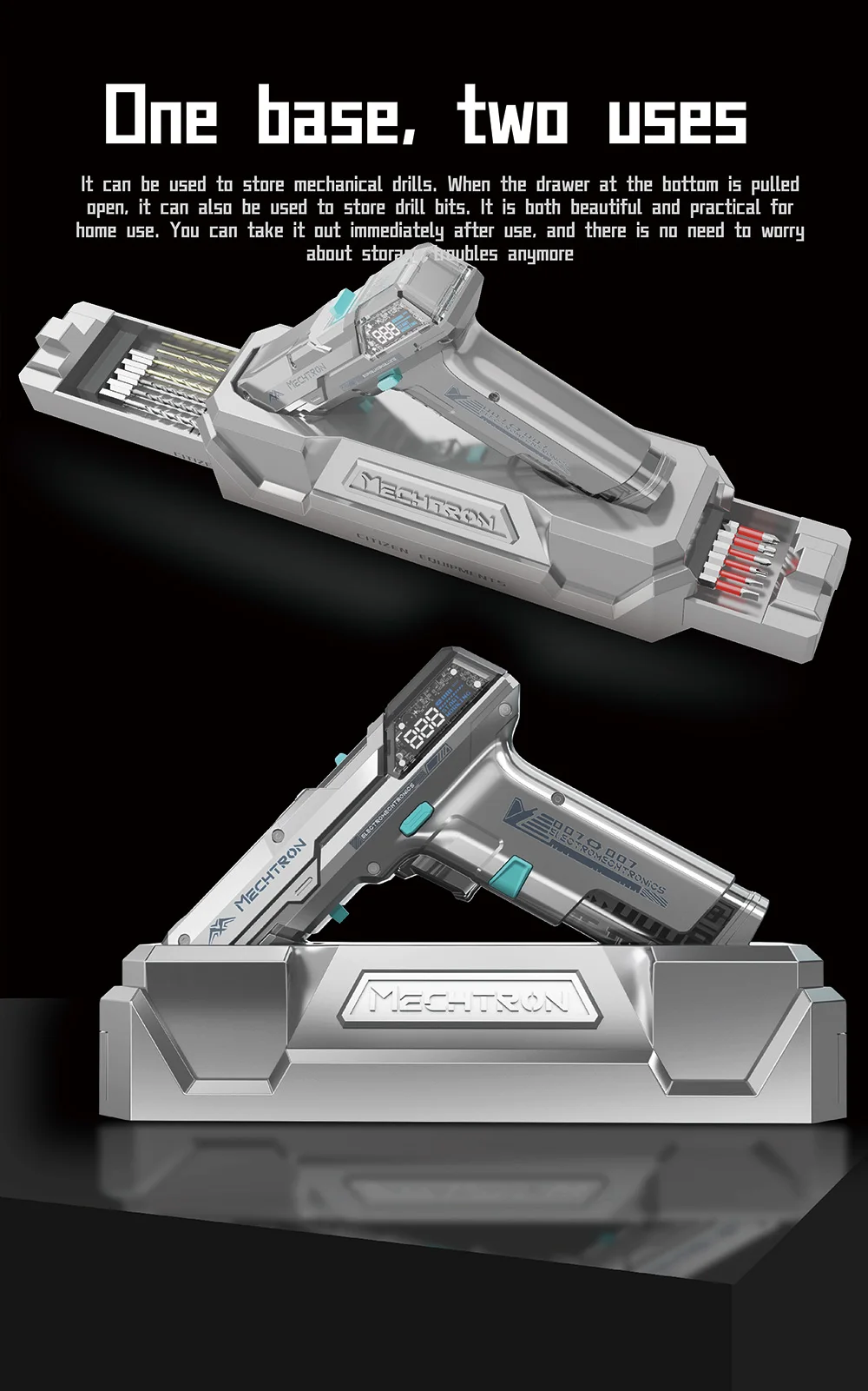 Mechtron TL-G007S Cyberpunk Hammer Drill