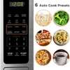 EM036AB14 Digital Microwave Oven with Turntable Push-Button Door, Child Safety Lock, Stainless Steel, 1.4 Cu.ft 2
