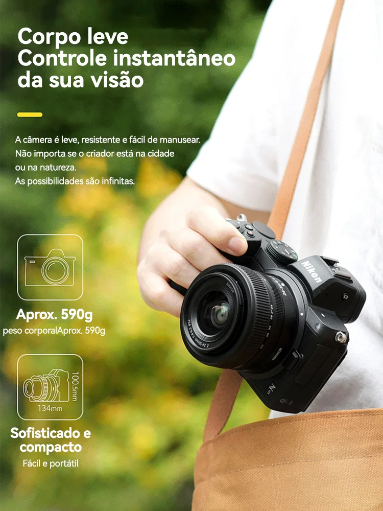 【 Do Brasil 】Nikon Z5 Full Frame Mirrorless Digital Camera Professional Professional Photography 4K Video 5 Axis Anti Shake FX