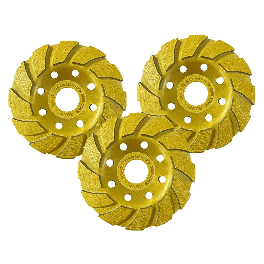 3 Disc Diamond Grinding Rack Kit Concrete Grinding Marmore Porcelain For Grinder Grinder