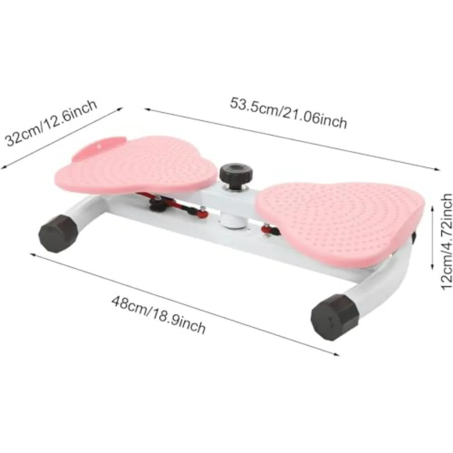 Waist Twister, Ab Machine with Resistance Bands,330 lbs Weight Capacity, Abs Workout for Slim Waist and Core Ab Exercise, Noisel