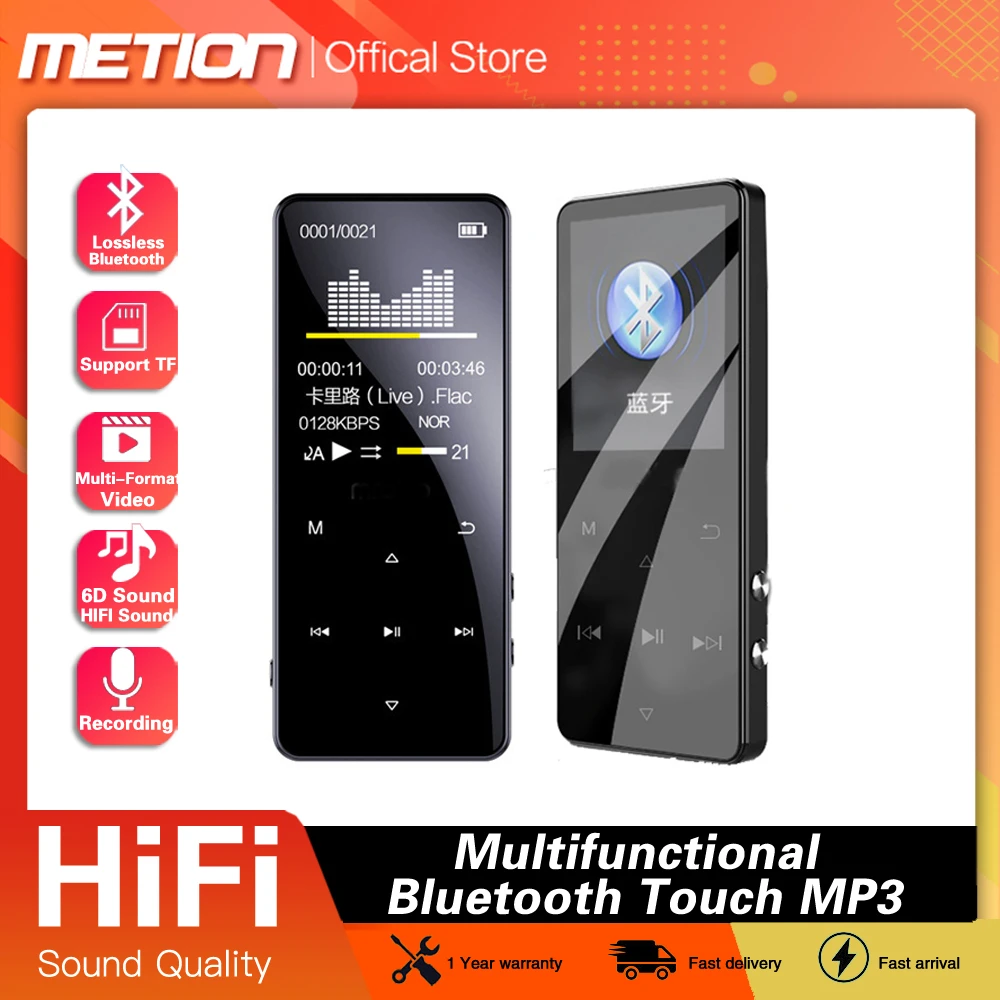 zune mp3 player New 2021 MP3 Player 16GB Bluetooth 5.0 HiFi Portable Audio Walkman with FM Clock Recorder Portable Sports MP3 Music Player mp3 player online