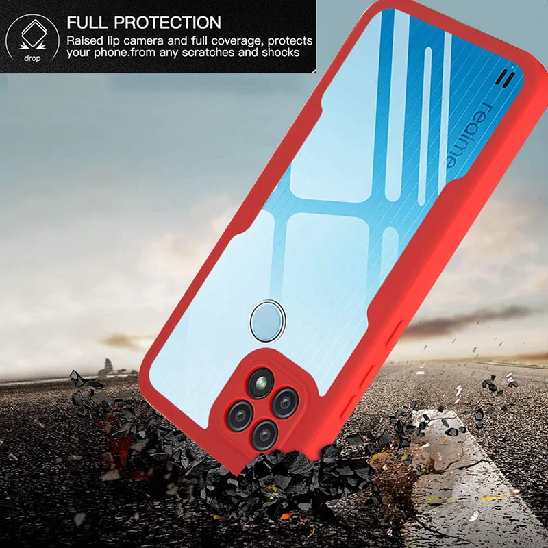 360 Full Cover Shockproof Phone Case with Screen Protector