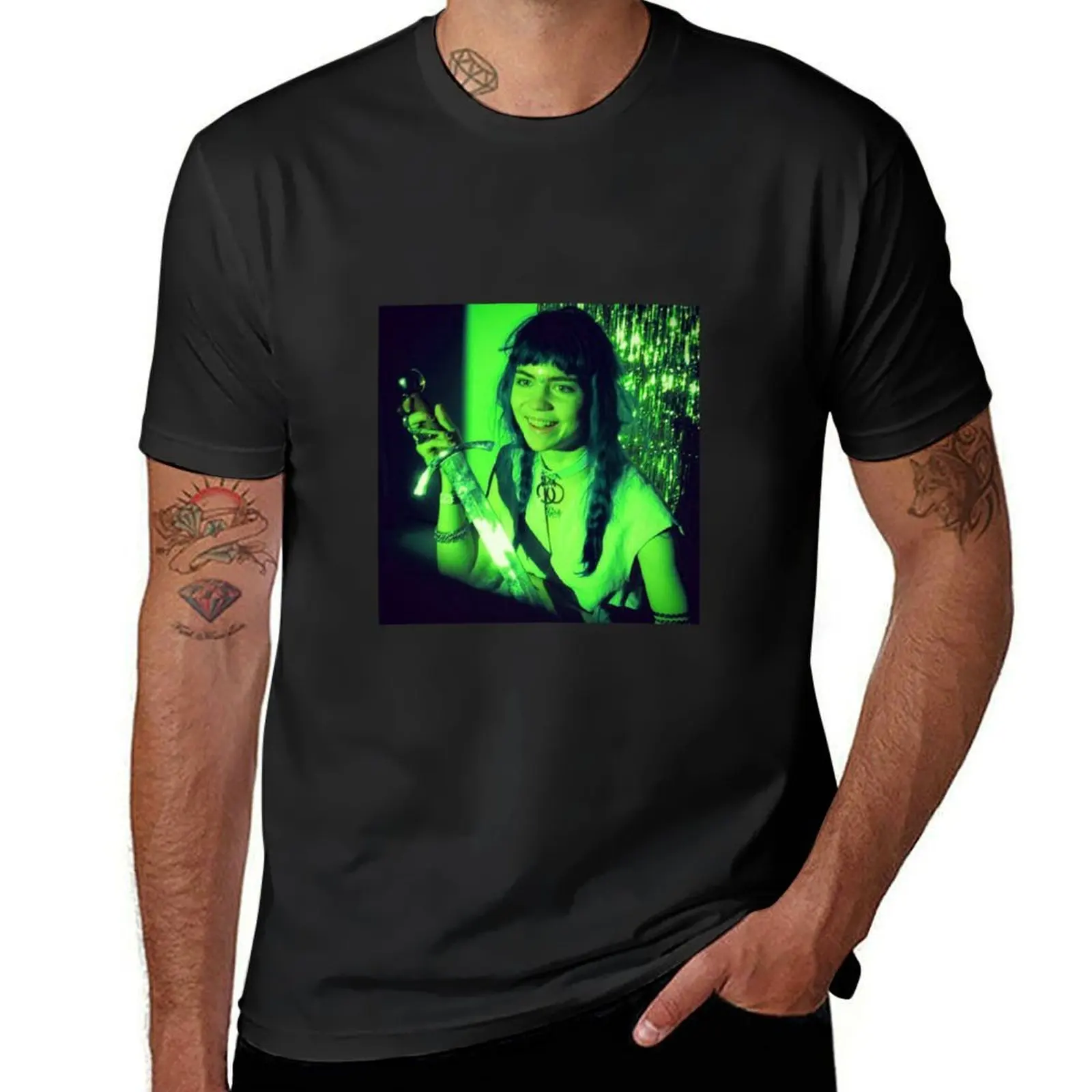 

grimes T-Shirt shirts graphic tees korean fashion oversized sweat t shirts for men cotton