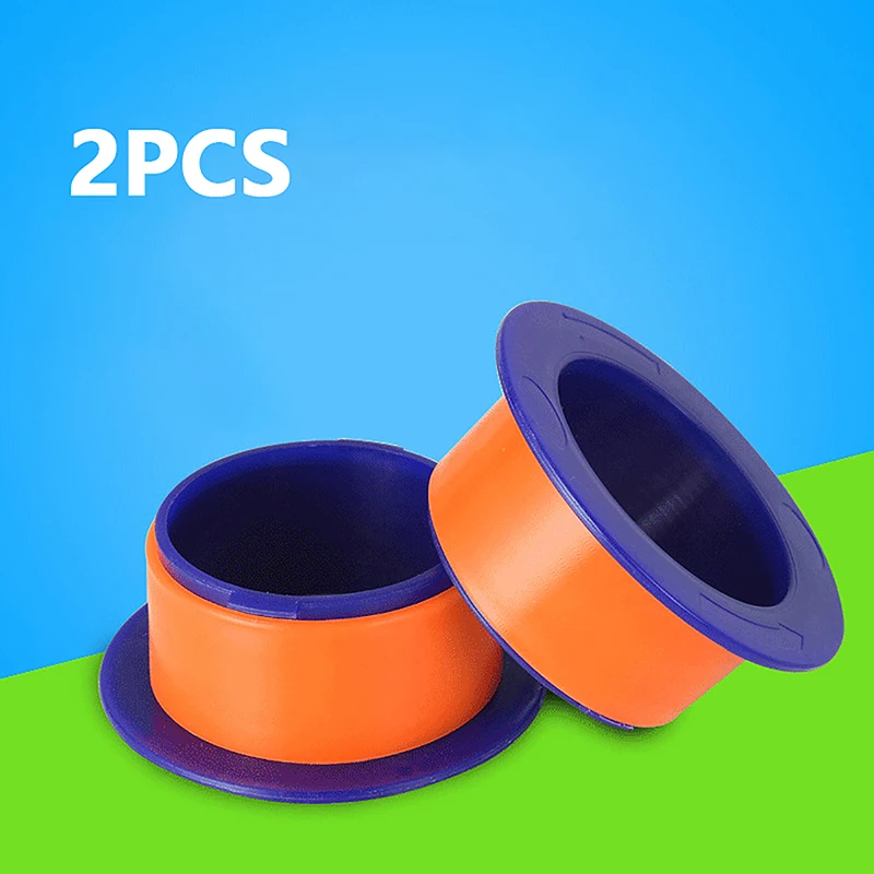 2 Pcs PP Stretch Film Handle Handheld Plastic Stretch Film Handle Hand Guard Anti-scratch Plastic Wrapper Winder Reusable plastic stretch film handle